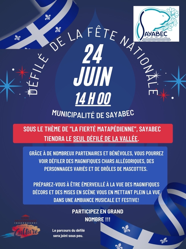 DÉFILÉ DE LA FÊTE NATIONALE