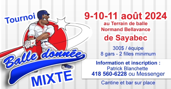 Tournoi de balle-donnée mixte