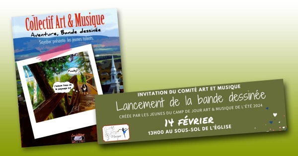 Lancement de la bande dessinée